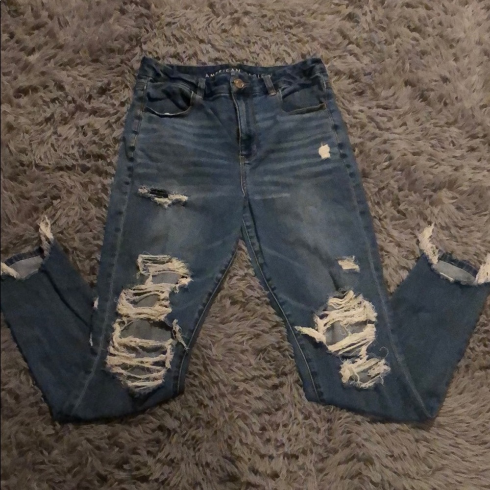 Curvy American Eagle jeggings